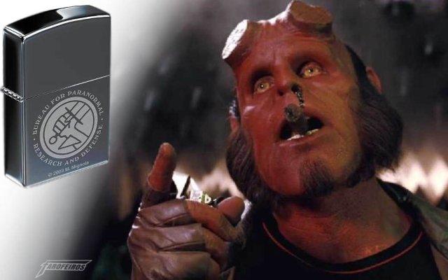 Isqueiro do Hellboy da Zippo