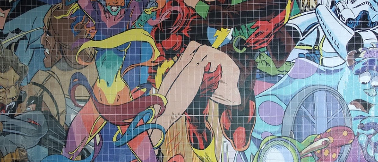 Marvel e DC em mural em Lisboa - Parque das Nações - Mural - Portugal - Blog Farofeiros