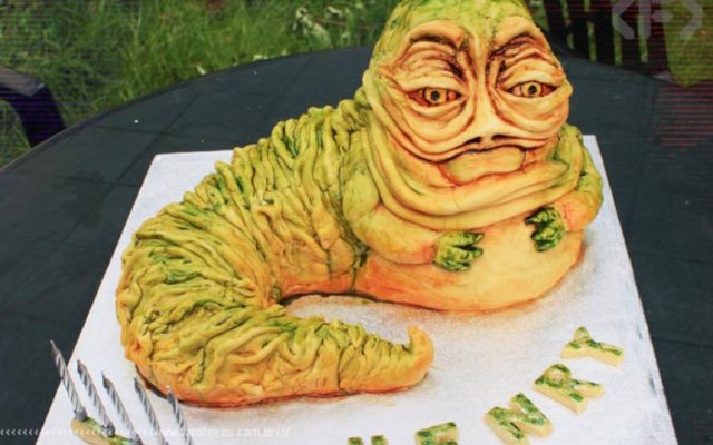 Bolo de Jabba the Hutt é nojento - Blog Farofeiros