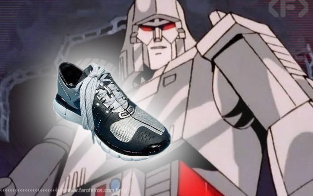 Transformers - Tênis Nike Megatron - Blog Farofeiros