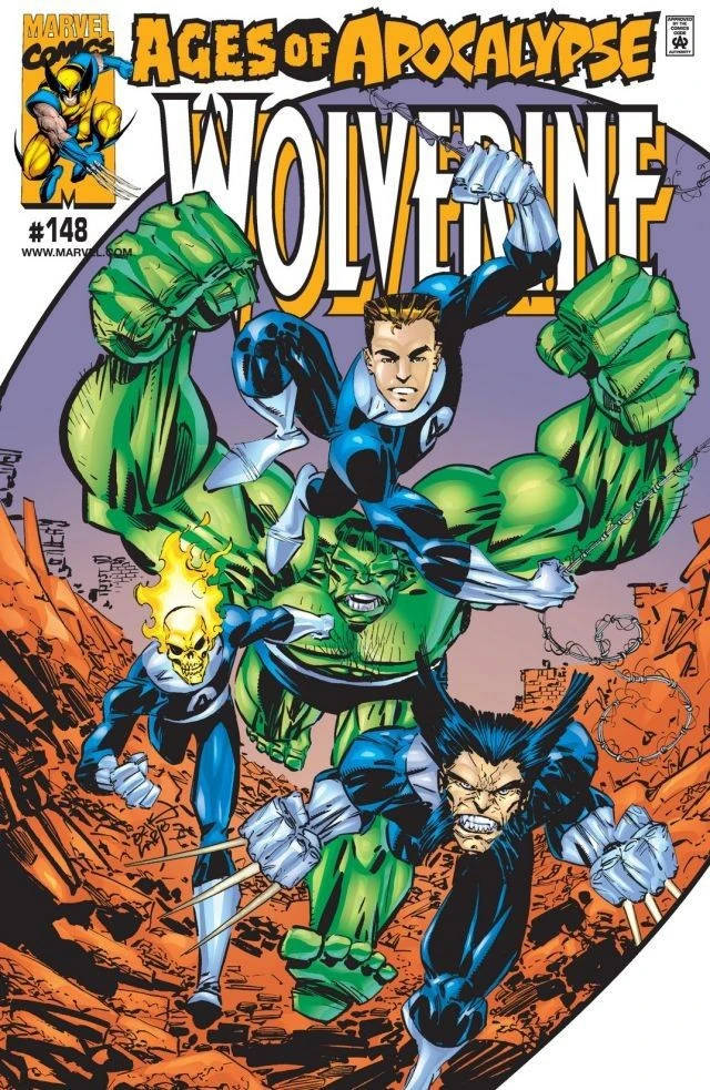 Wolverine #148 (2000) - Marvel Comics - Ages of Apocalypse - Novo Quarteto Fantástico - Blog FAROFEIROS