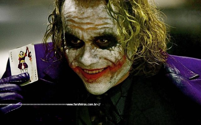 Heath Ledger - Coringa - Blog FAROFEIROS