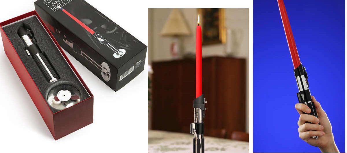 Castiçal de Sabre de Luz de Star Wars