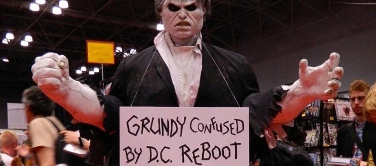 Grundy também não entendeu o reboot da DC