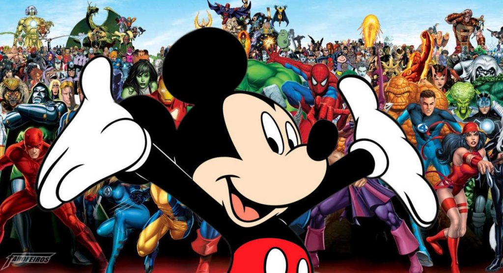 Marvel Disney - Bons gráficos de vendas virou a força motriz da Marvel-Mickey - Disney pagou 52 bilhões de dólares pela Fox