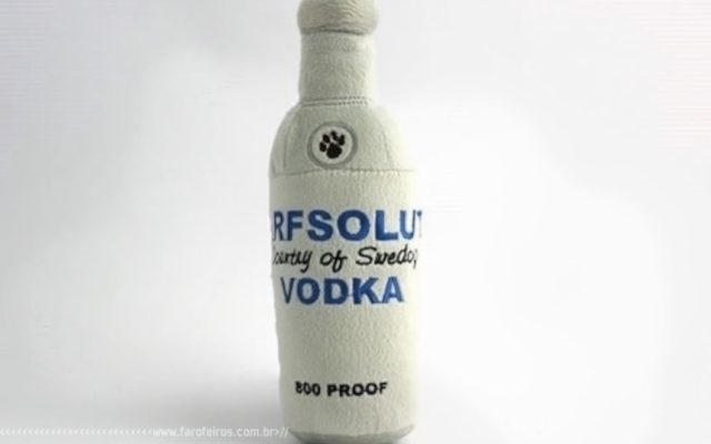 Arfsolut Vodca de pelúcia - Blog Farofeiros