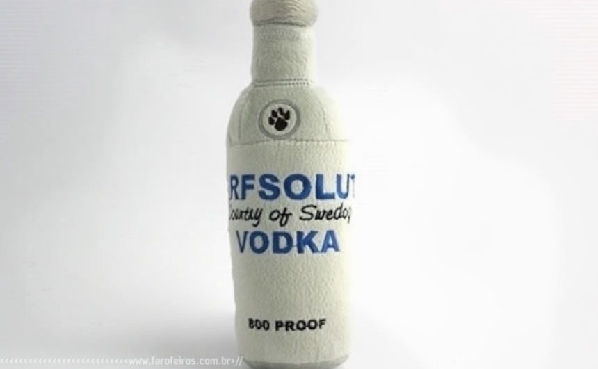Arfsolut Vodca de pelúcia - Blog Farofeiros