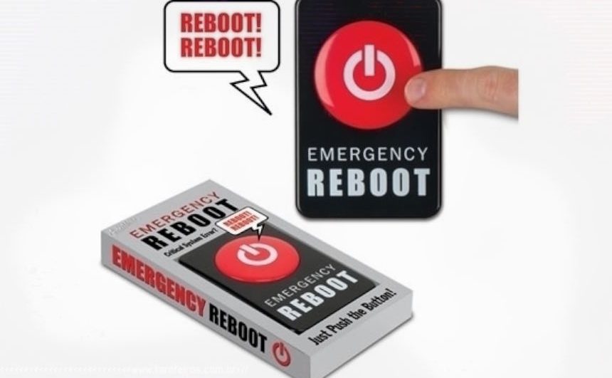 Botão de reboot - Blog Farofeiros