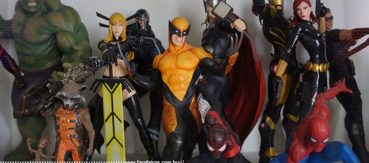 Minha Coleção - 2021 - Blog Farofeiros - Bonecos ArtFX Marvel Kotobukyia - 07