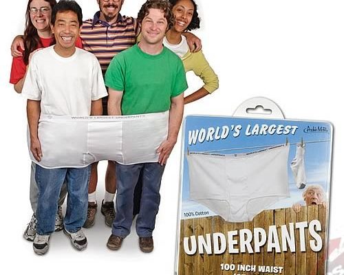 A maior cueca do mundo - Blog Farofeiros