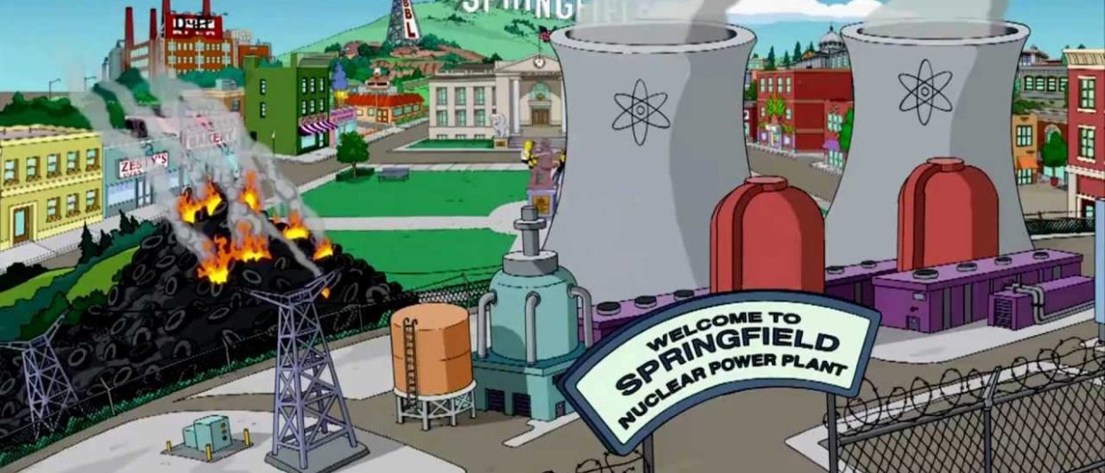Mapa de Springfield de Os Simpsons