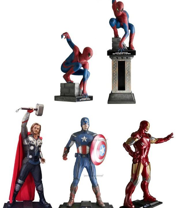 Aparelho de DVD no formato dos heróis Marvel e em tamanho real