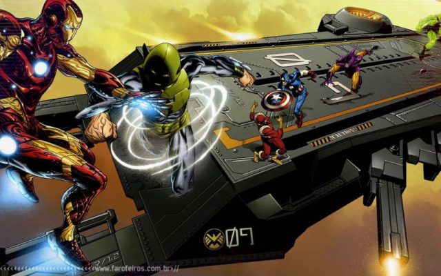 SHIELD Helicarrier - Aeroportaviões dos Vingadores - Hasbro - Blog Farofeiros