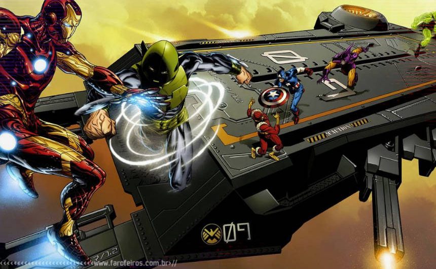 SHIELD Helicarrier - Aeroportaviões dos Vingadores - Hasbro - Blog Farofeiros
