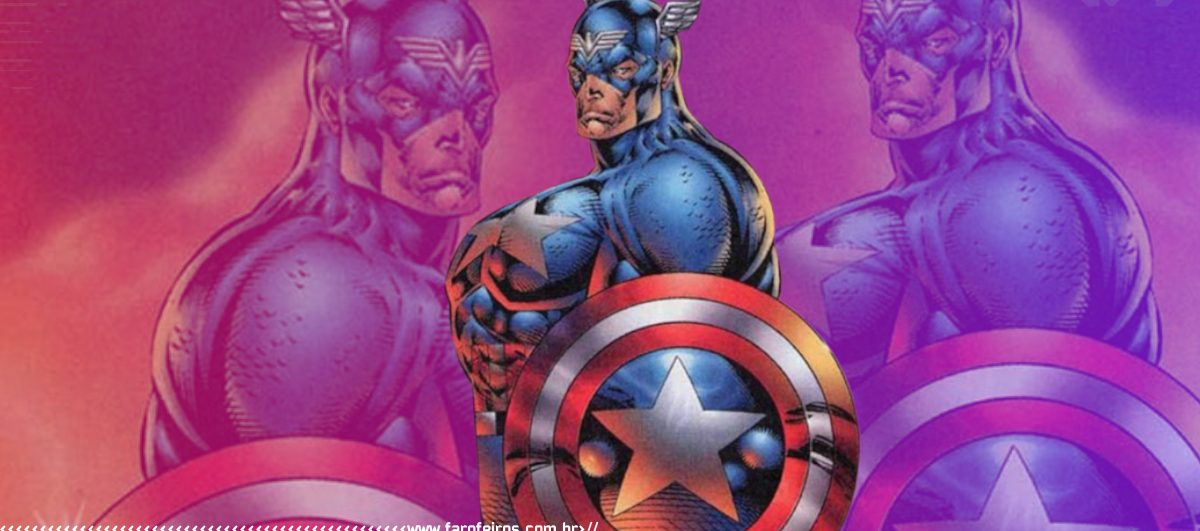 Capitão América peitudo de Rob Liefeld - www.farofeiros.com.br