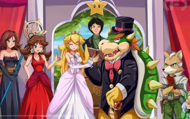 Casou com a Princesa - Bowser - Super Mario - Princesa Peach - Blog Farofeiros