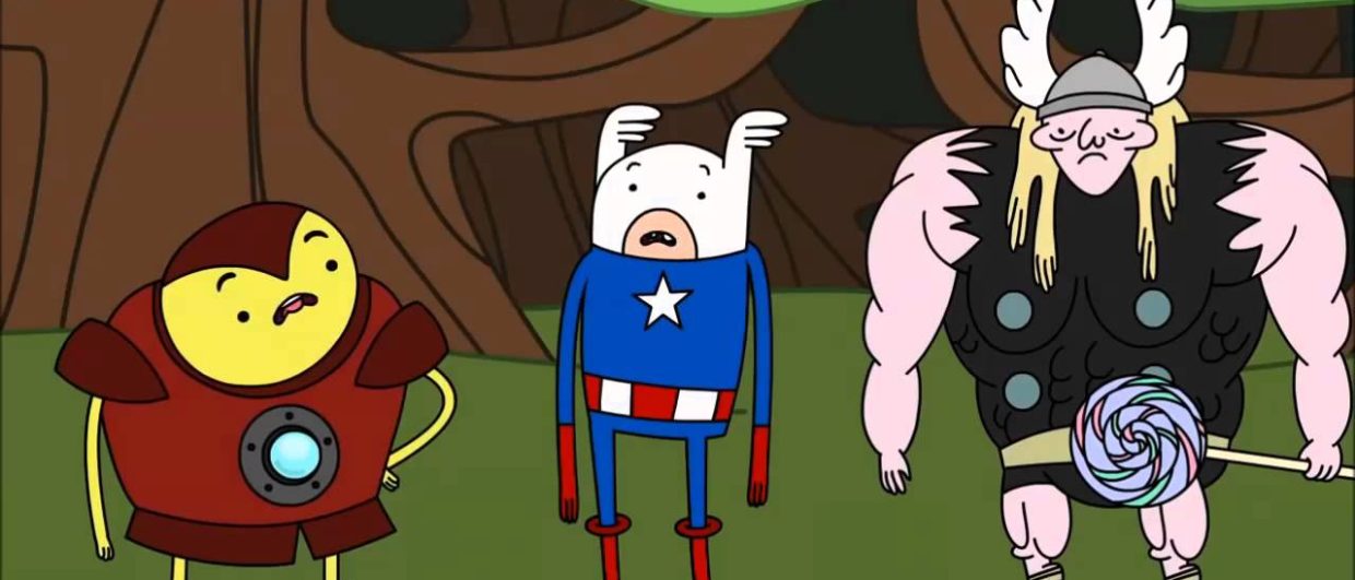 Vingadores + Hora de Aventura