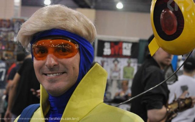 O melhor cosplay de Gladiador Dourado do mundo (e Skeets) - Blog Farofeiros