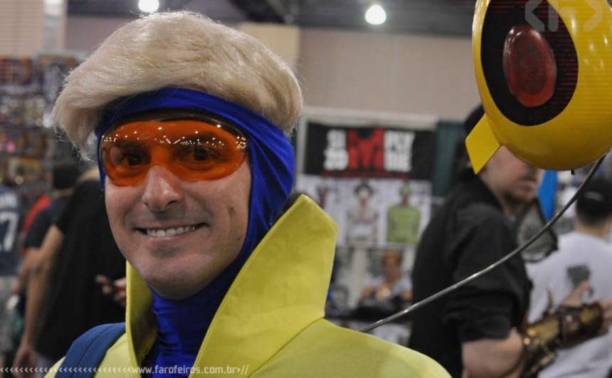 O melhor cosplay de Gladiador Dourado do mundo (e Skeets) - Blog Farofeiros