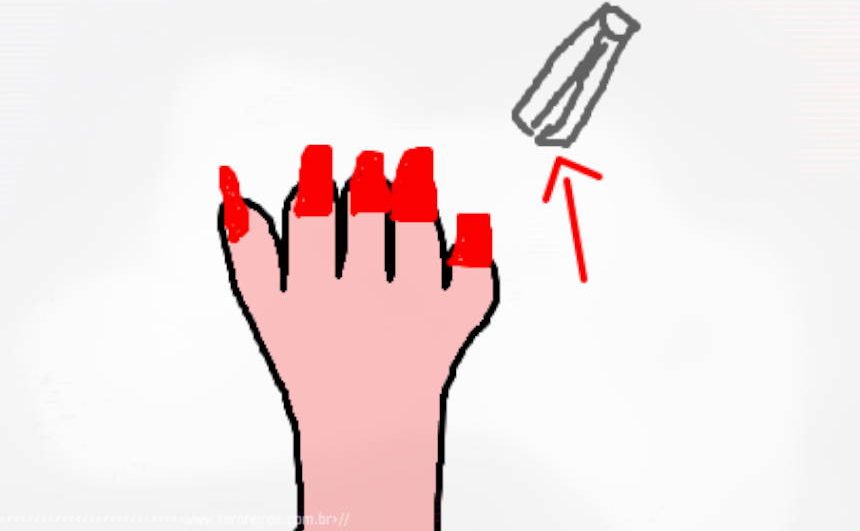 Etiqueta ao cortar unhas - Blog Farofeiros