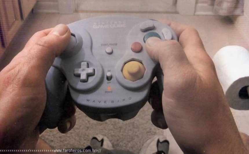 Propaganda do controle sem fio do Game Cube - Wavebird - Blog Farofeiros