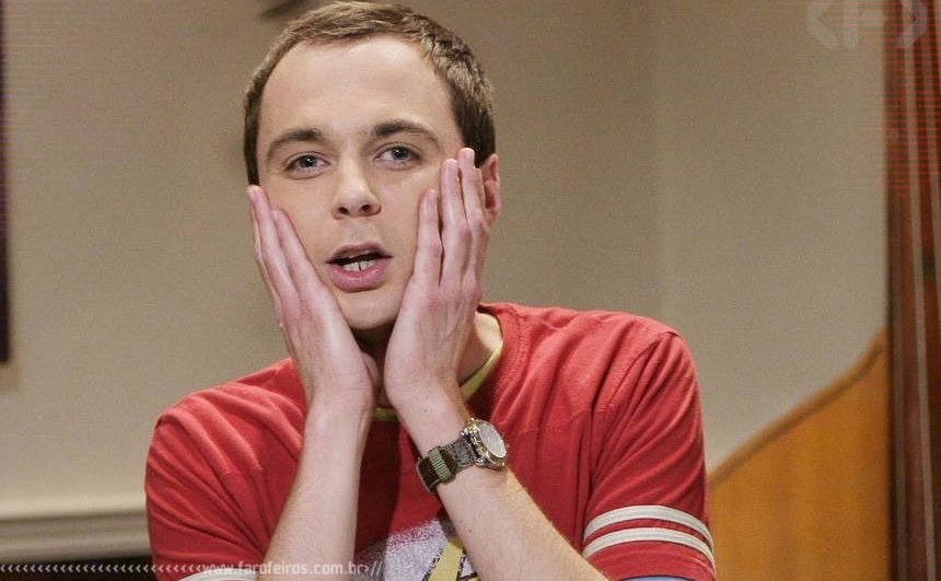 Sheldon chocado - Piadas para a festa de confraternização - Blog Farofeiros