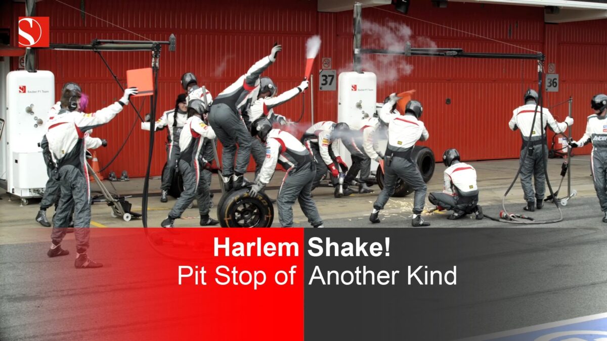 The Harlem Shakes até na F1 - Sauber