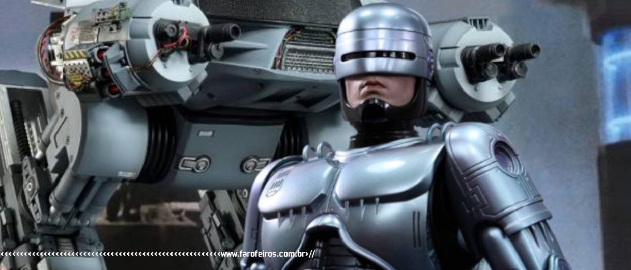 Robocop e ED-209 da Hot Toys - Blog FAROFEIROS