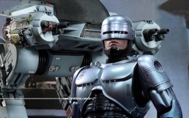 Robocop e ED-209 da Hot Toys - Blog FAROFEIROS