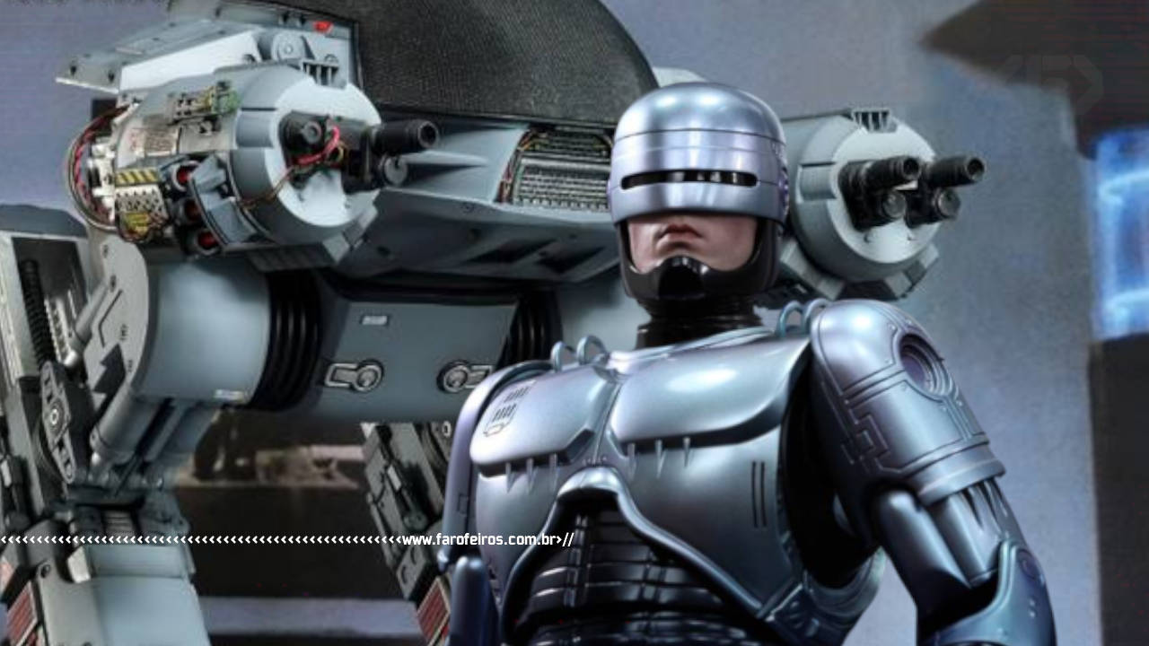 Robocop e ED-209 da Hot Toys
