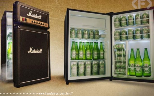 Geladeira amplificador Marshall - Blog Farofeiros