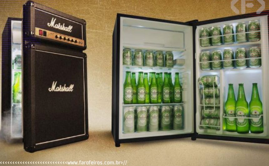 Geladeira amplificador Marshall - Blog Farofeiros