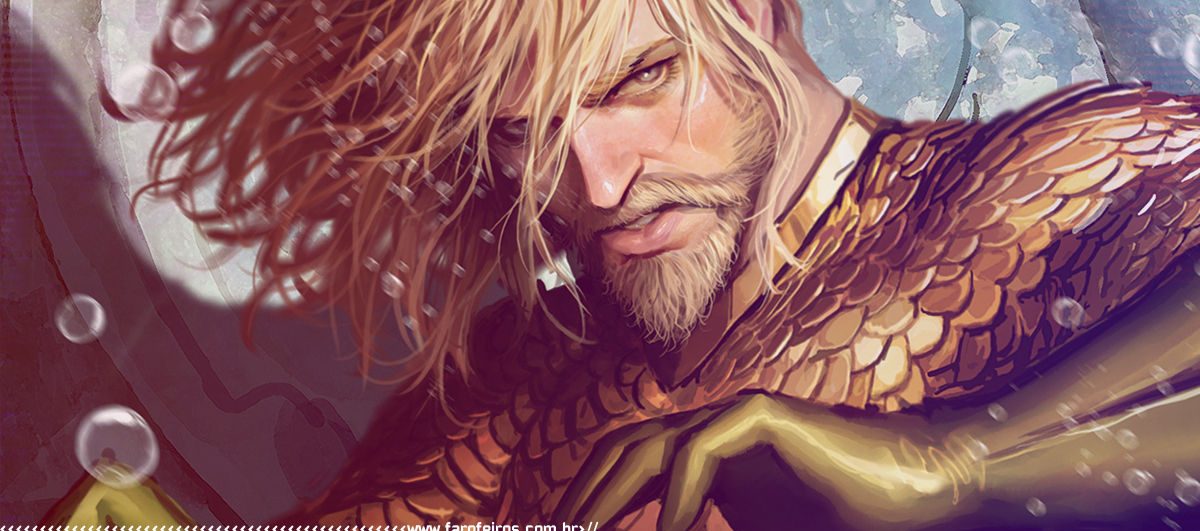 A Ascenção dos Sete Mares na Liga da Justiça em 2014 - Aquaman #25 - DC Comics - www.farofeiros.com.br
