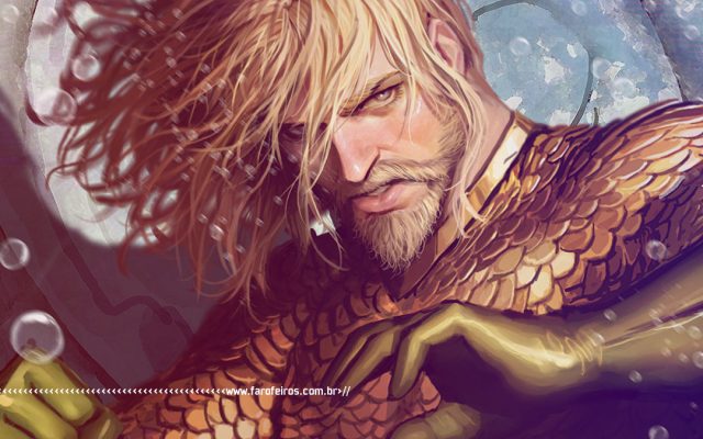 A Ascenção dos Sete Mares na Liga da Justiça em 2014 - Aquaman #25 - DC Comics - www.farofeiros.com.br
