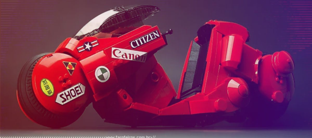 Moto do Kaneda feito em LEGO - Blog Farofeiros