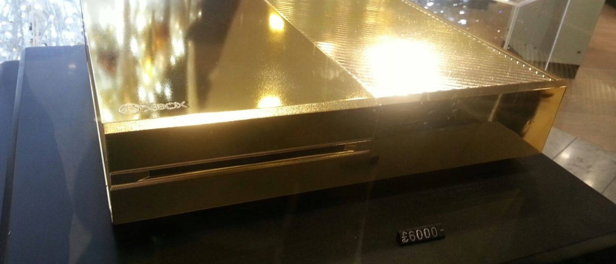 Xbox One de ouro - Blog Farofeiros