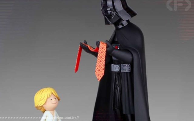 Darth Vader e seus filhos pela Gentle Giant - Blog Farofeiros