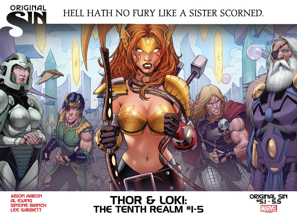 A irmã do Thor e do Loki é a Angela - BLOG FAROFEIROS - Pecado Original - Marvel Comics