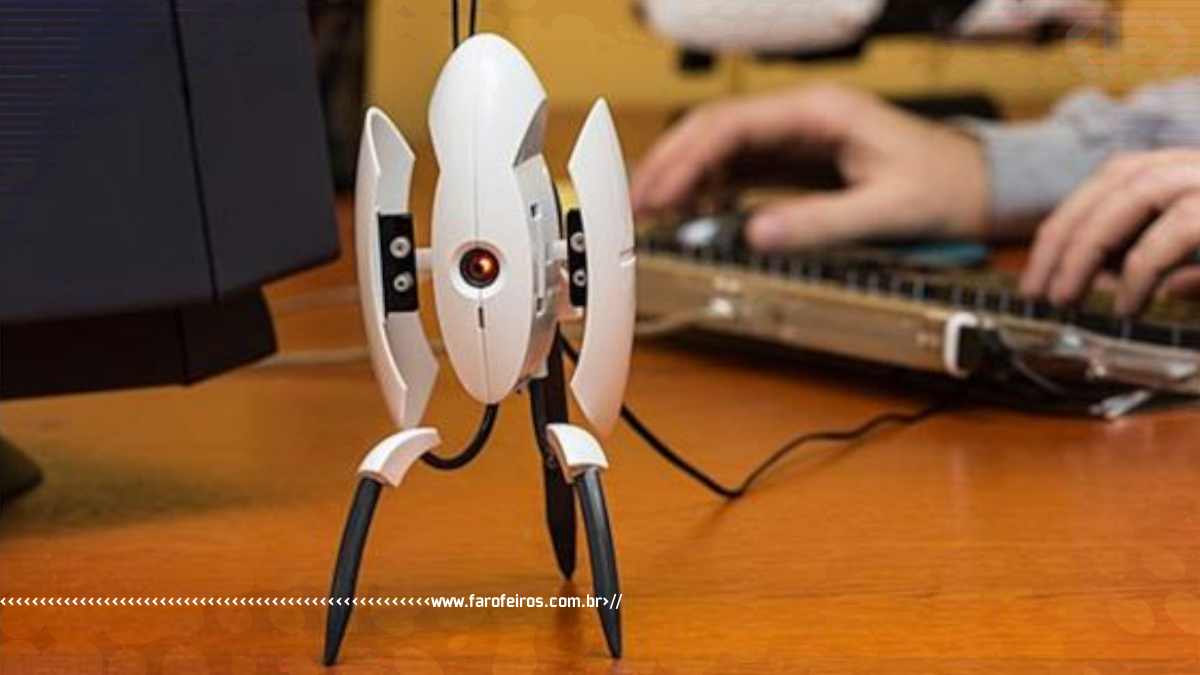 Portal 2 Sentry Turret USB Desk Defender - Blog Farofeiros