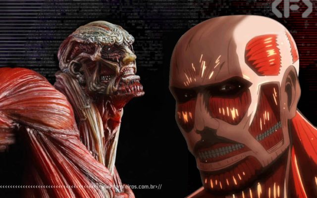 Estátua de Attack On Titan - Blog Farofeiros