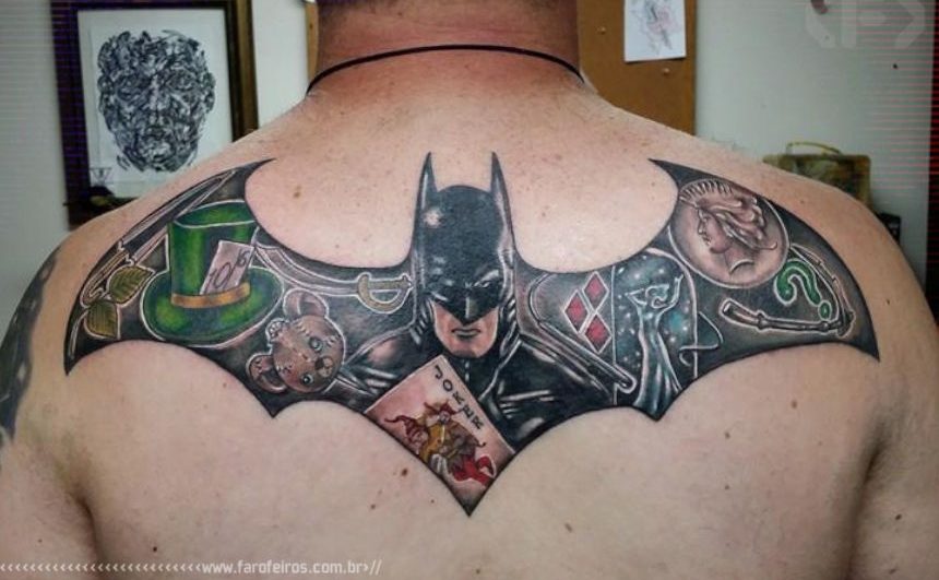 Bat-tattoo - Tatuagem do Batman - Blog Farofeiros
