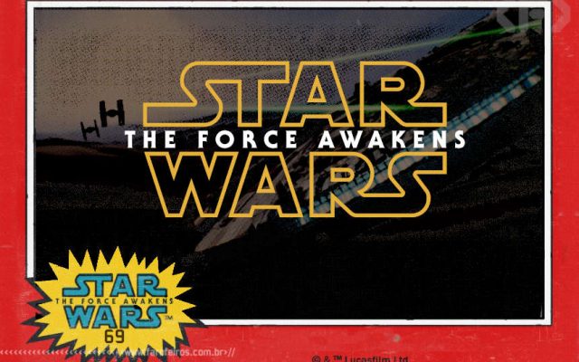 Cartões retrô de Star Wars - O Despertar da Força - Blog Farofeiros