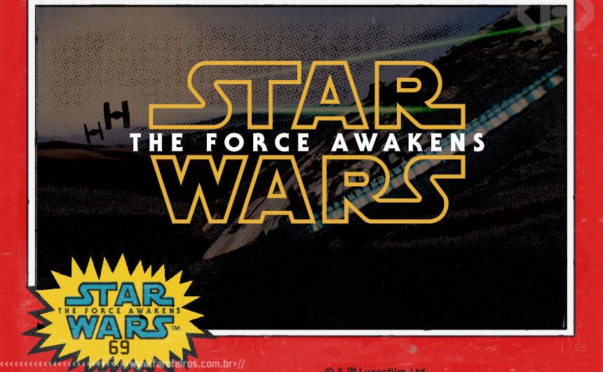 Cartões retrô de Star Wars - O Despertar da Força - Blog Farofeiros