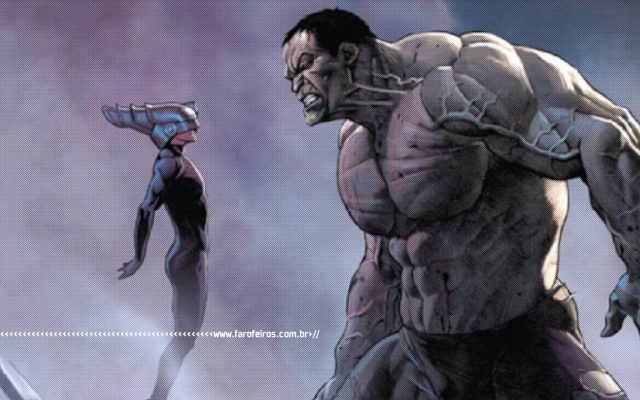 Hulk vs Reed Richards - Ultimate - Coragem - BLOG FAROFEIROS