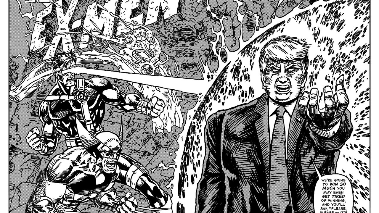 Trump vilão dos X-Men