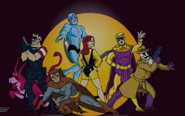 Desenho animado do Watchmen