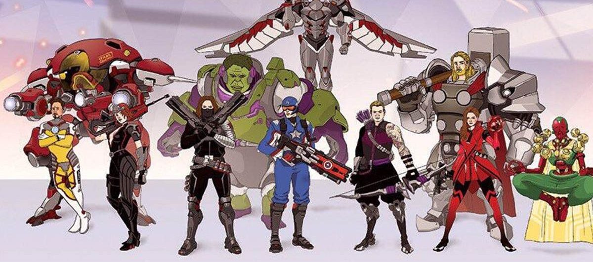 Vingadores estilo Overwatch
