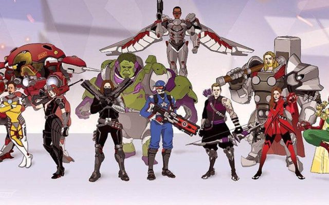 Vingadores estilo Overwatch