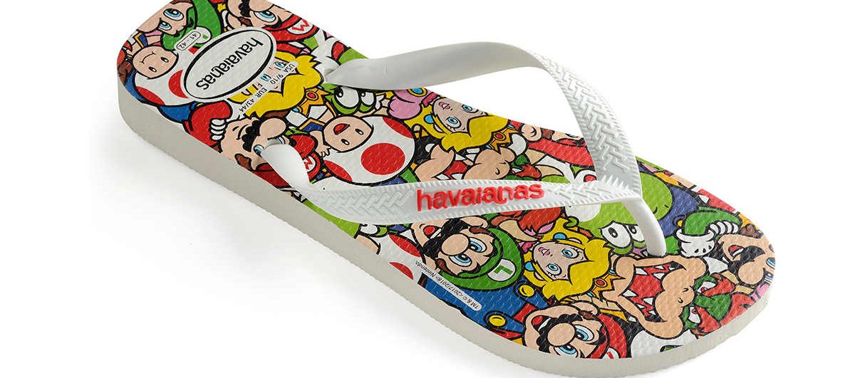 Chinela do Super Mario