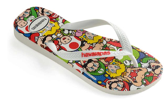 Chinela do Super Mario